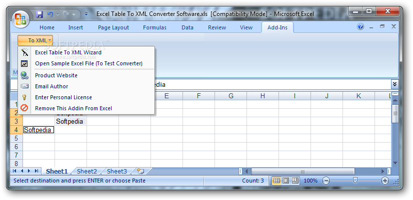 Xml To Excel Converter Freeware Ginturbo 9761